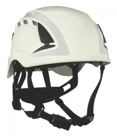 Apsauginis šalmas SecureFit, ventiliuojamas, baltas X5501V-C X5501V-CE, 3M