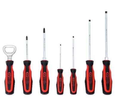 Atsuktuvų komplektas (PH1, PH2, Slotted 3; 4; 5,5; 6,5), KS Tools