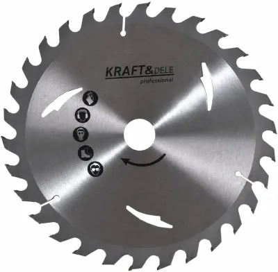 Kietlydinio pjovimo diskas medienai 210 mm, 20 dantų