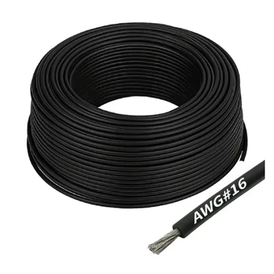 Gens ace AWG#16 20cm silikoninis laidas