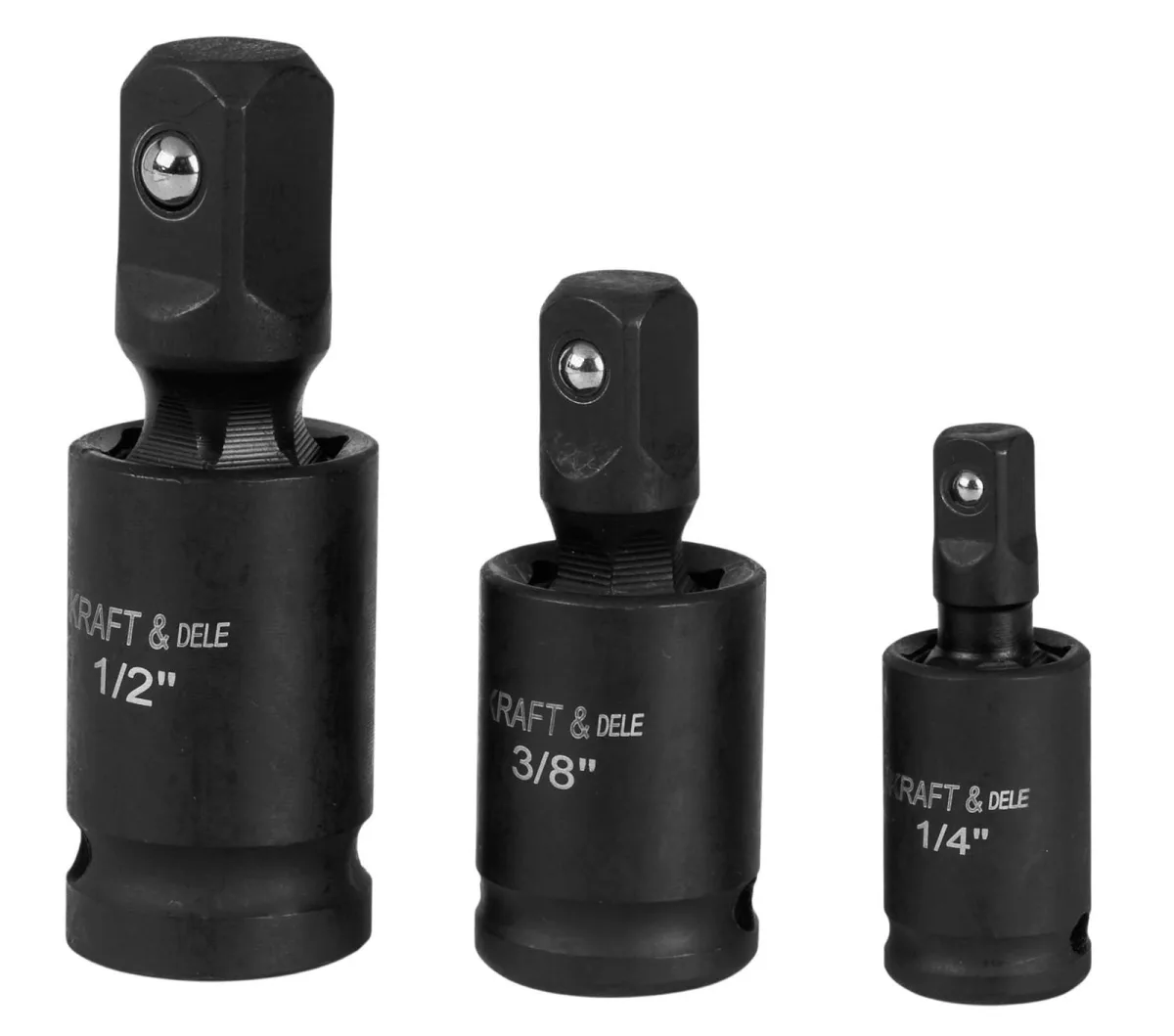 Kardaninių smūginių šarnyrų rinkinys 1/4", 3/8", 1/2" KD10530