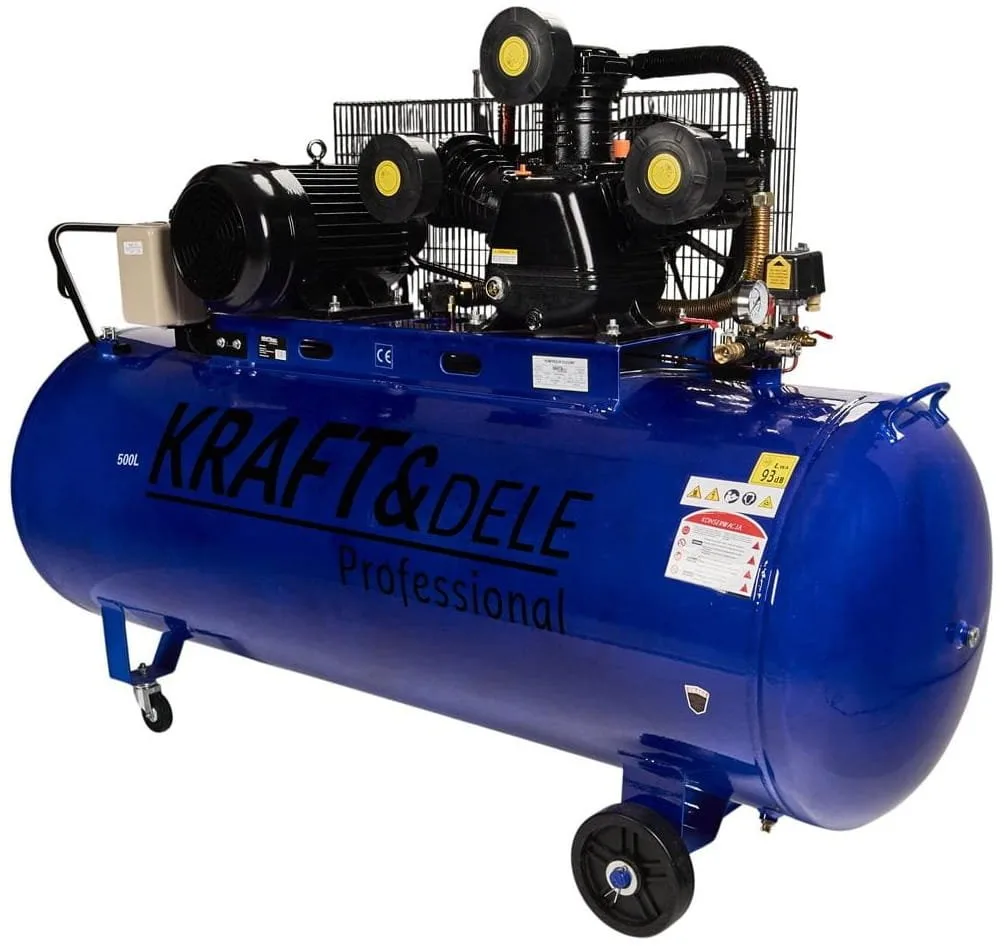 Tepalinis oro kompresorius Kraftdele 500L KD4062
