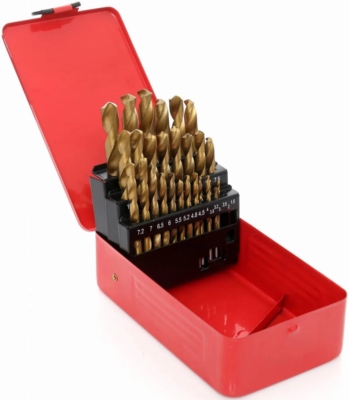 Titano grąžtai metalui, 29 vnt. rinkinys KD10344