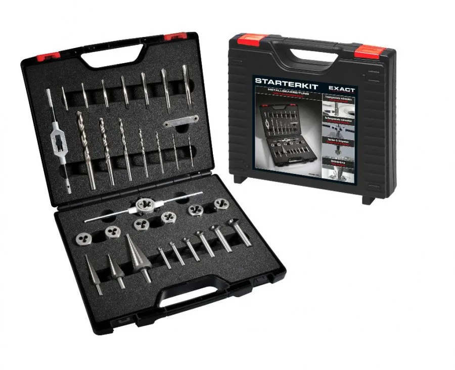 Sriegimo rinkinys M3-M12 Starterkit Metal 35 vnt., Exact