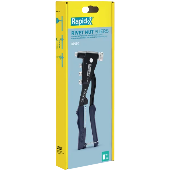 Kniediklis srieginėms kniedėms RP110, Rapid