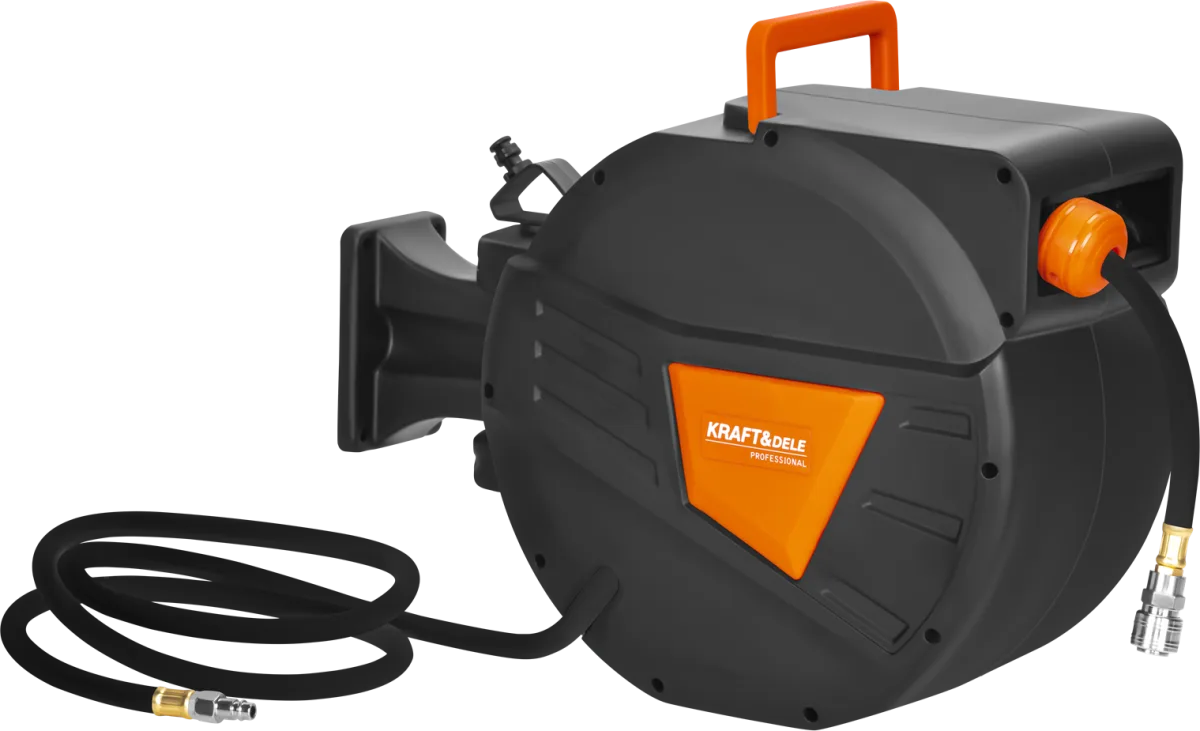 Savaime susivyniojanti pneumatinė žarna 20 m + 2 m 1/4" KD2159