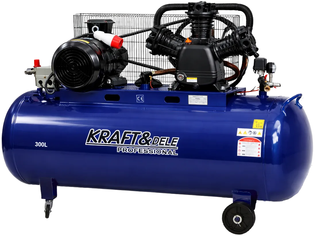 Alyvinis oro kompresorius 300 l 400 V 3 cilindrų KD4057