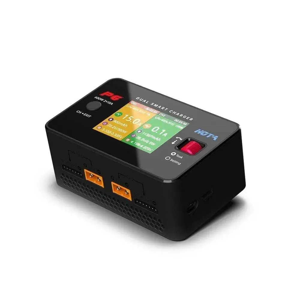 HOTA P6 600W 15A 1-6S DC Smart Charger