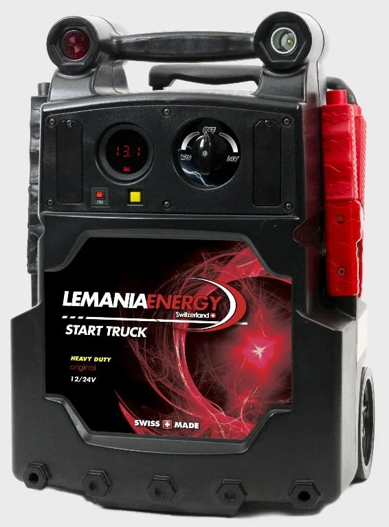 Automobilių užvedėjas HD P21 12V/24 2x25Ah 3100/6200A(P), Lemania