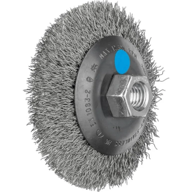 Nuožulnus šepetys KBU Inox, 5vnt pakuotėje 100x10/M14 0,35m 100x10/M14 0,35mm, Pferd