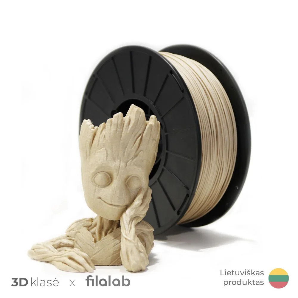 Filalab | Fiber PLA 1.75mm 1kg | Natural Wood