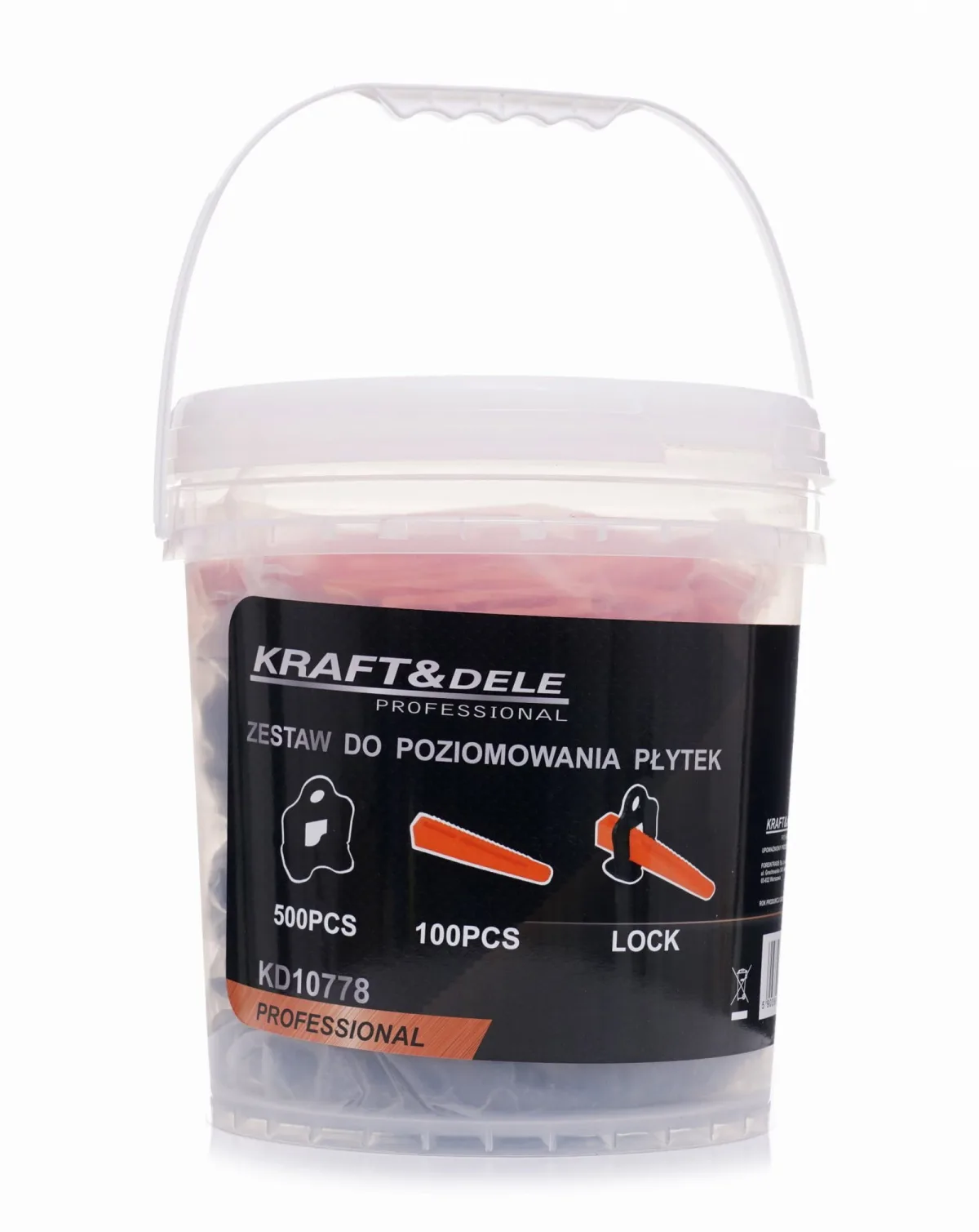 Plytelių lyginimo sistema 600 vnt. KD10778