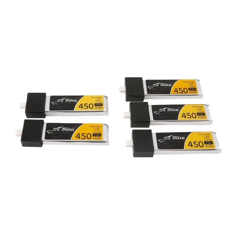 Akumuliatorius Tattu 450mAh 3.8V 75C 1S1P HV – BT2.0 (5VNT)