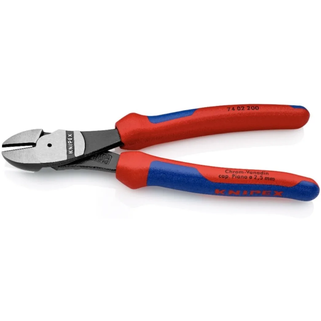 Šoninio kirpimo jėgos replės (ergonomiška rankena) 200mm KNIPEX
