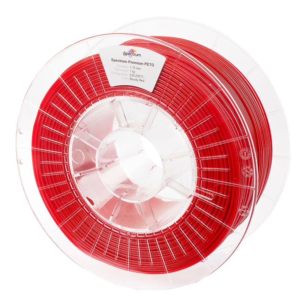 Spectrum | Premium PETG 1.75mm 1kg | Bloody Red 3D plastikas
