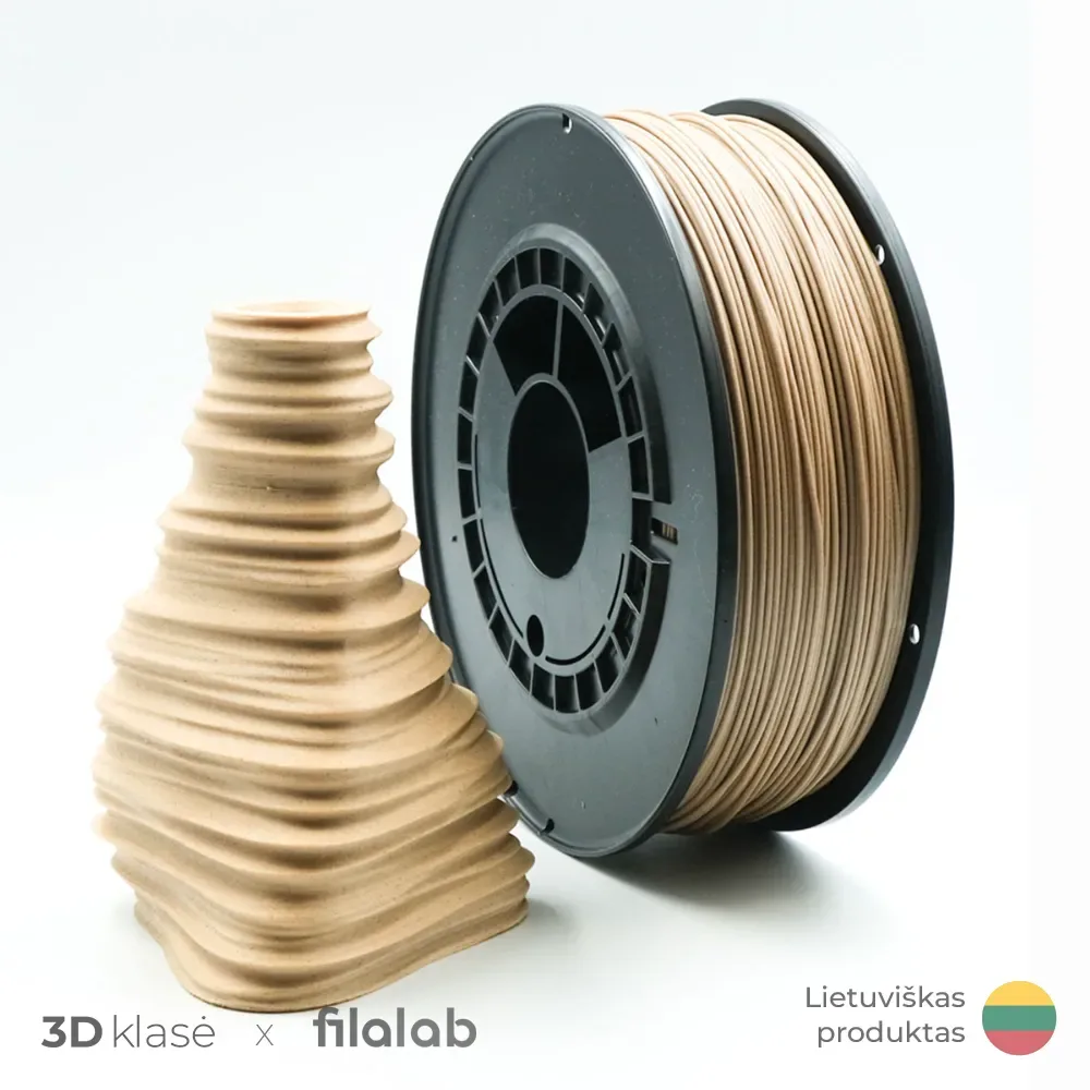Filalab | Fiber PLA 1.75mm 1kg | Bamboo - Bambuko priemaišos
