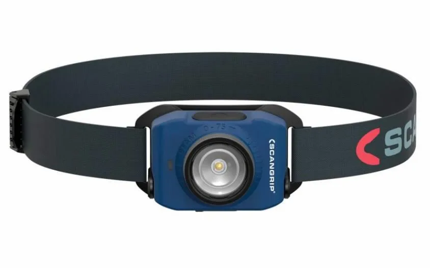 Headlamp rechargeable with 3-step function providing 220 lm, Scangrip