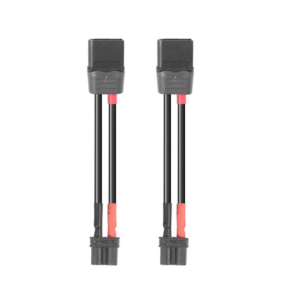 Flywoo XT30U Female to XT60H Male Adapter (55mm)