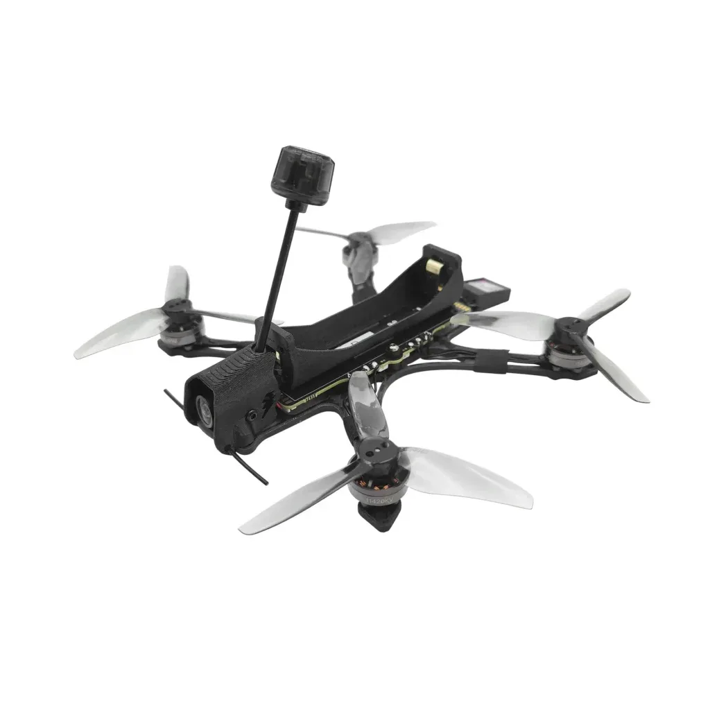 NewBeeDrone LionBee 3inch long range ELRS 2.4G AIO drono surinkimo rinkinys