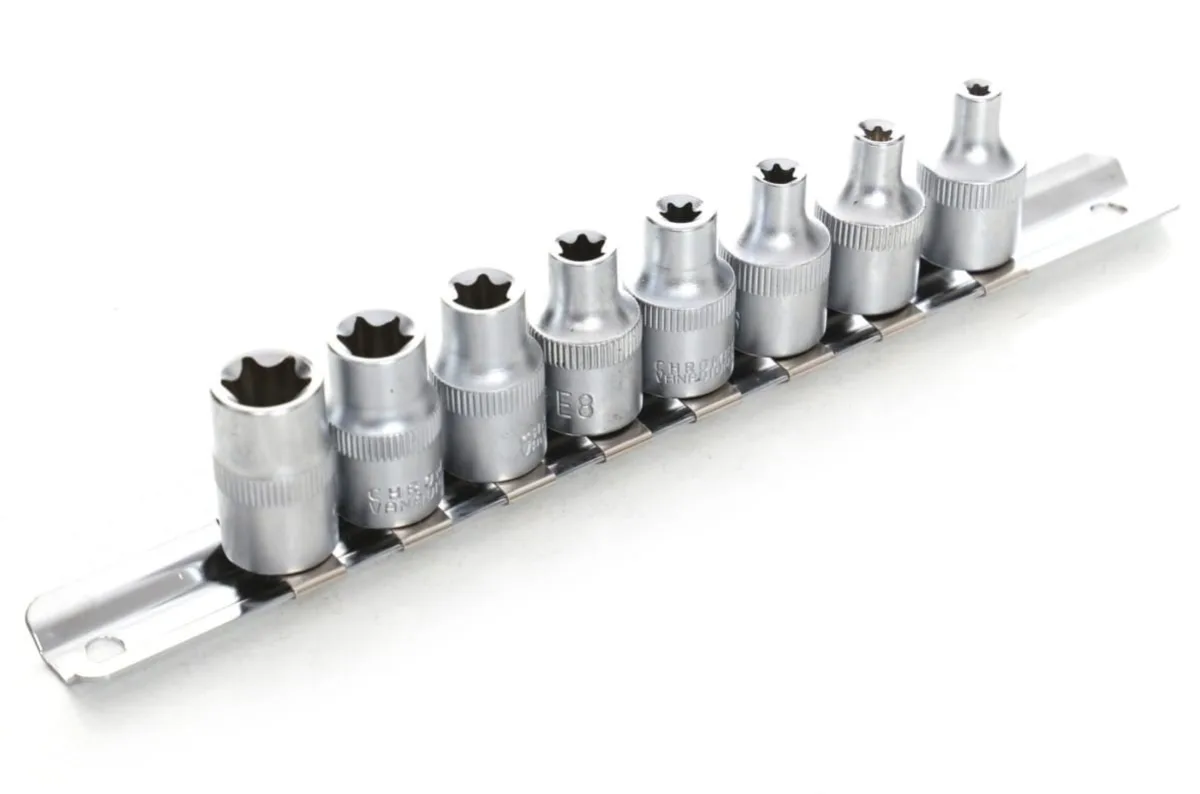 Torx galvučių rinkinys 8 vnt. 3/8" KD10230
