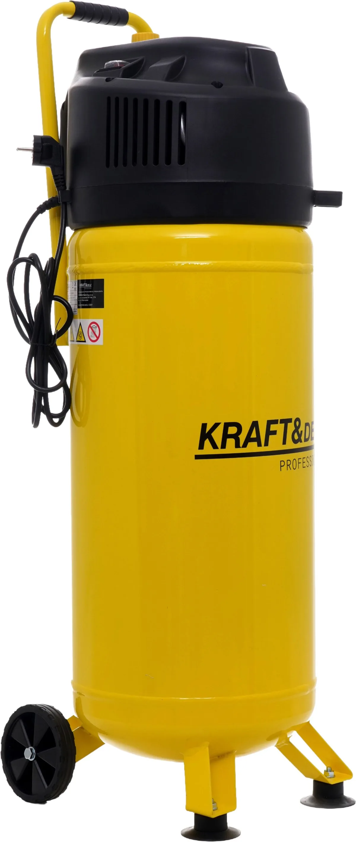 Vertikalus betepalinis oro kompresorius 10Bar 50L Kraftdele KD1418