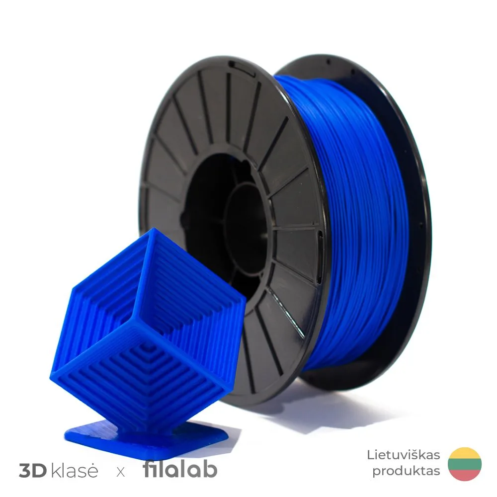 Filalab | PLA 1.75mm 1kg | Blue 3D plastikas