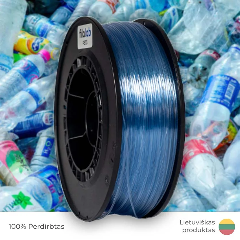 Filalab | 100% Perdirbtas PETG | 1.75mm 1kg 3D plastikas