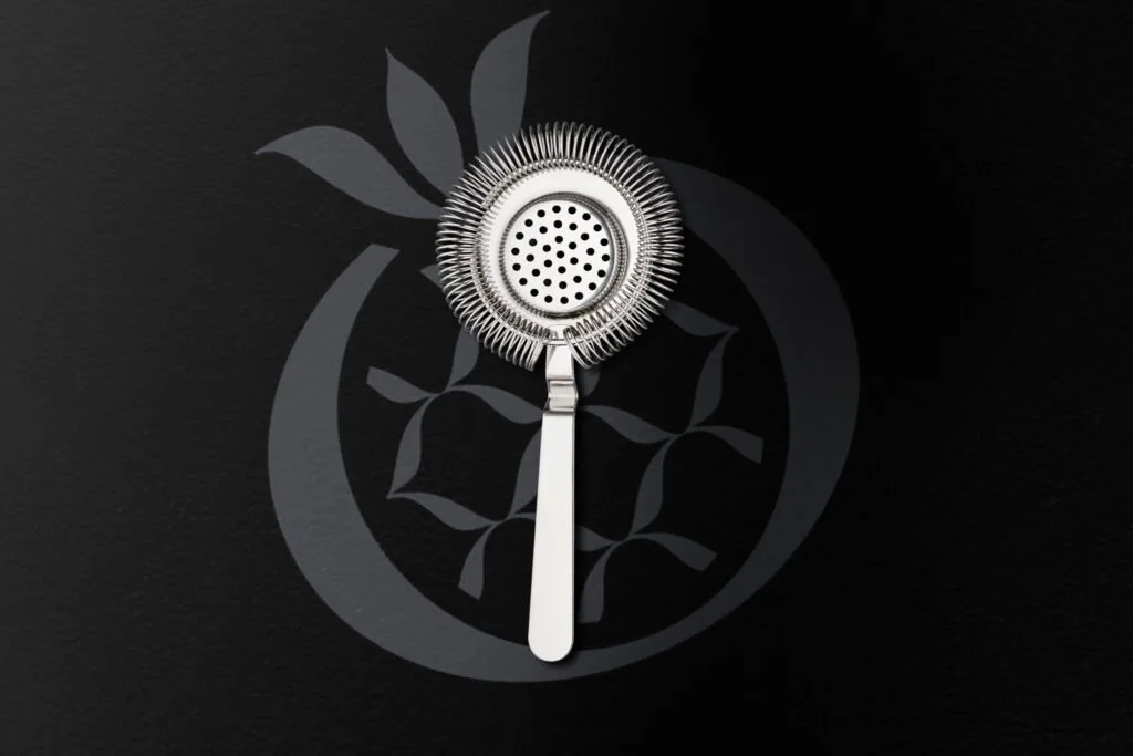 Sidabro spalvos sietelis „Deluxe Strainer“