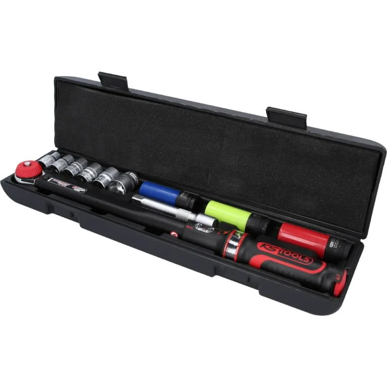 Dinamometrinis raktas, komplektas ERGOTORQUE 1/2´´ 20-200Nm, KS Tools