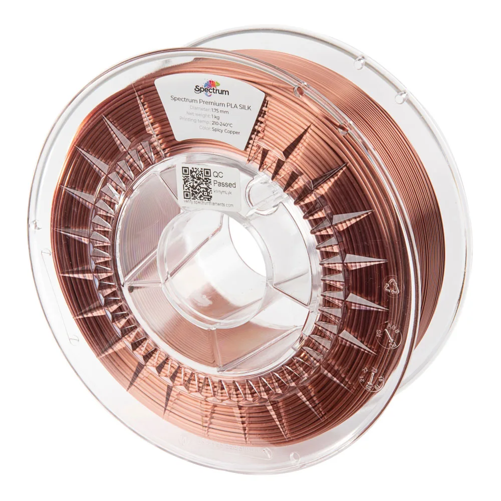 Spectrum | Silk PLA 1.75mm 1kg | Spicy Copper 3D plastikas