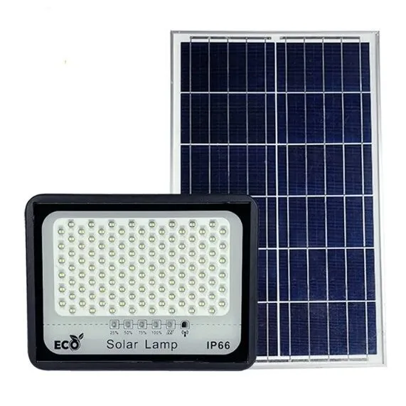 Autonominis šviestuvas su saulės baterija Ir šviesos jutikliu 50W