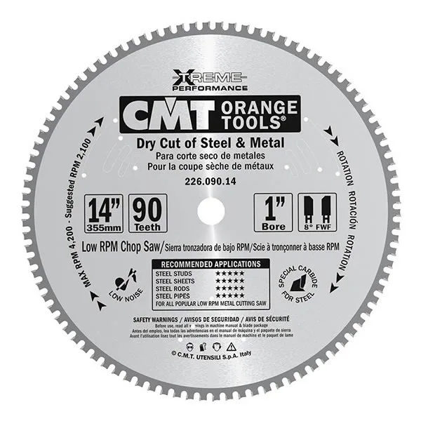 Pjovimo diskas metalui HM , CMT
