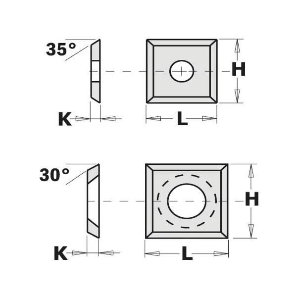 Peilis HW 12x12x1.5 (SMG), CMT