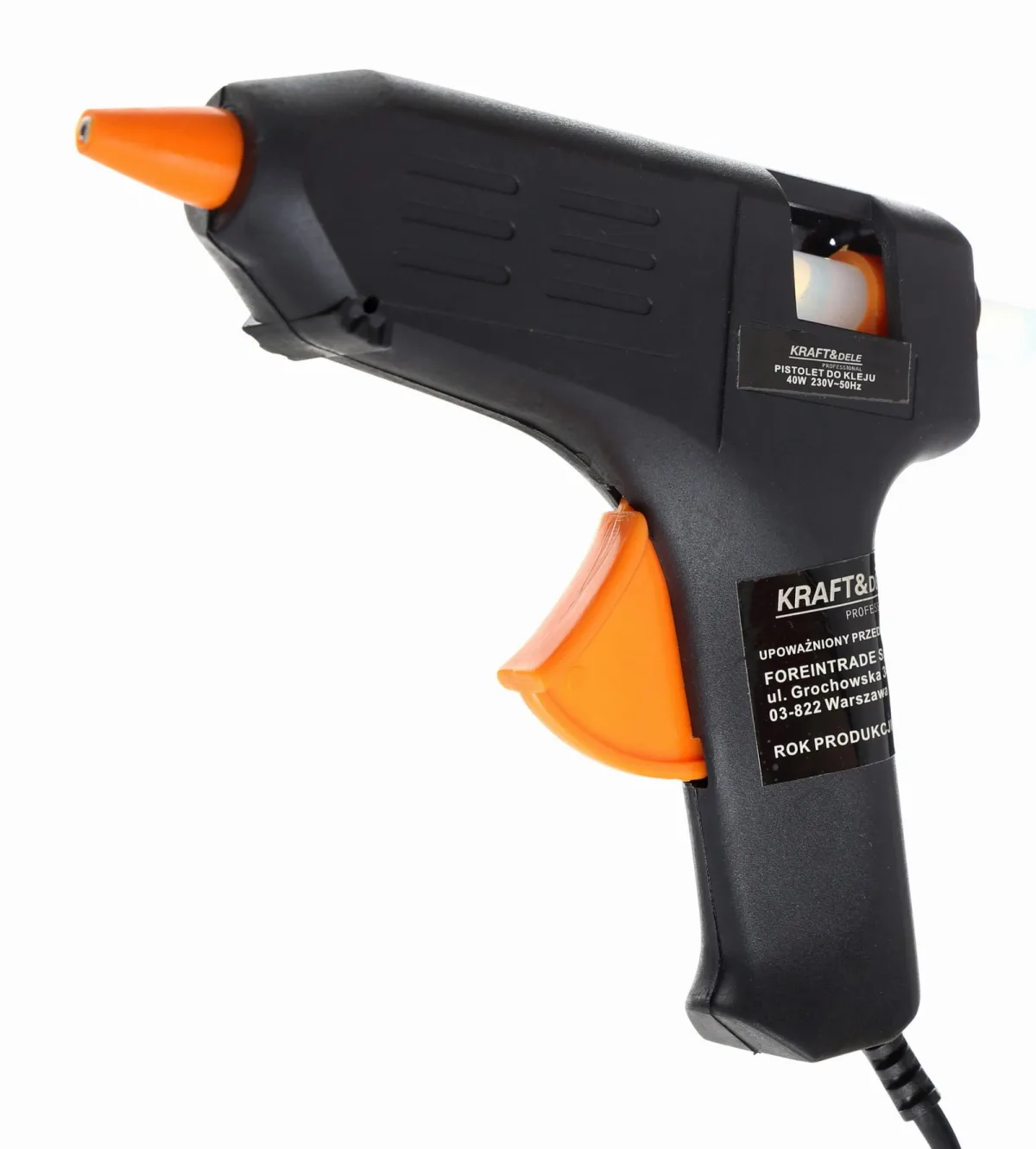 Karštų klijų pistoletas 40W + 7 klijų lazdelės KD10350