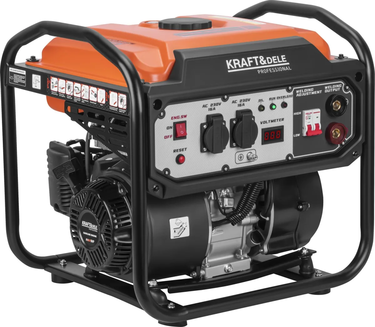 Inverterinis generatorius su suvirinimo aparatu 5,8/6,2 kW KD3234
