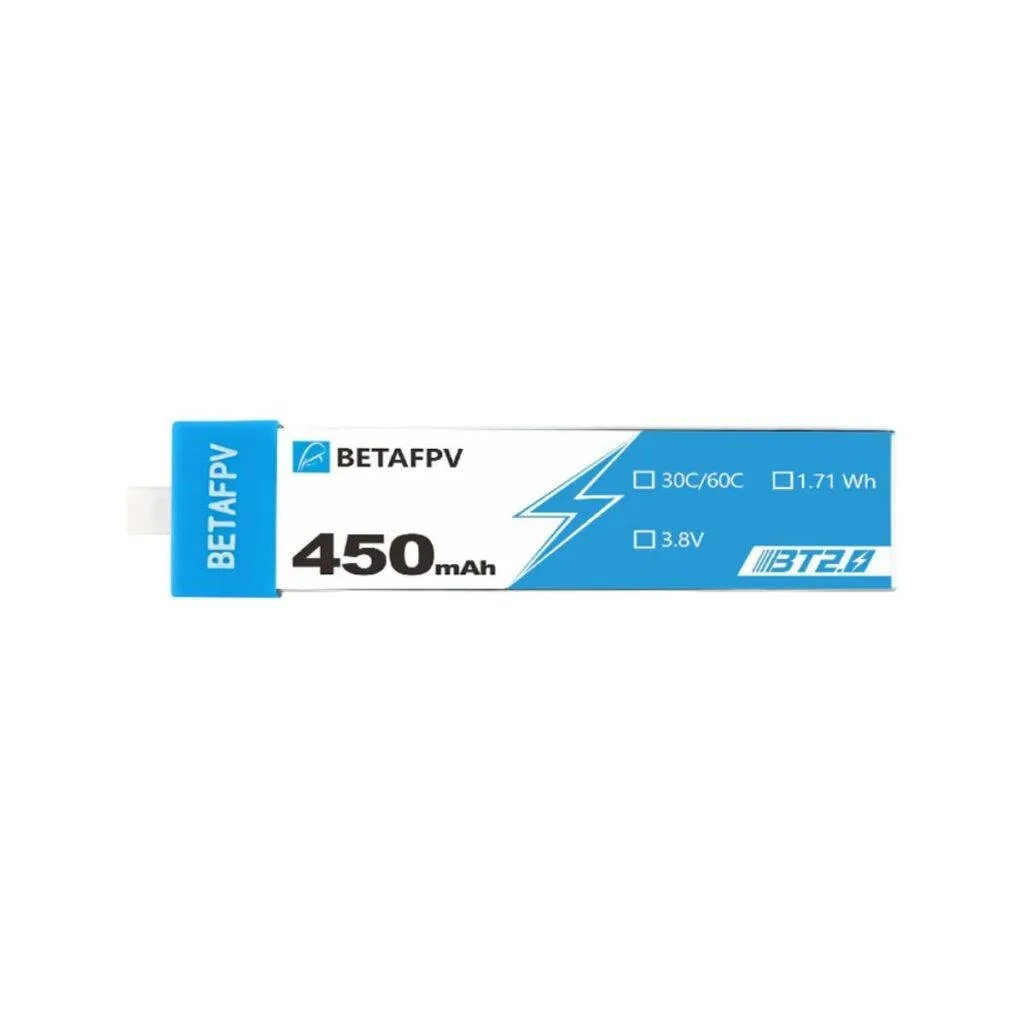 Akumuliatorius BETAFPV 450mAh 1S 30C - BT2.0 (1vnt)