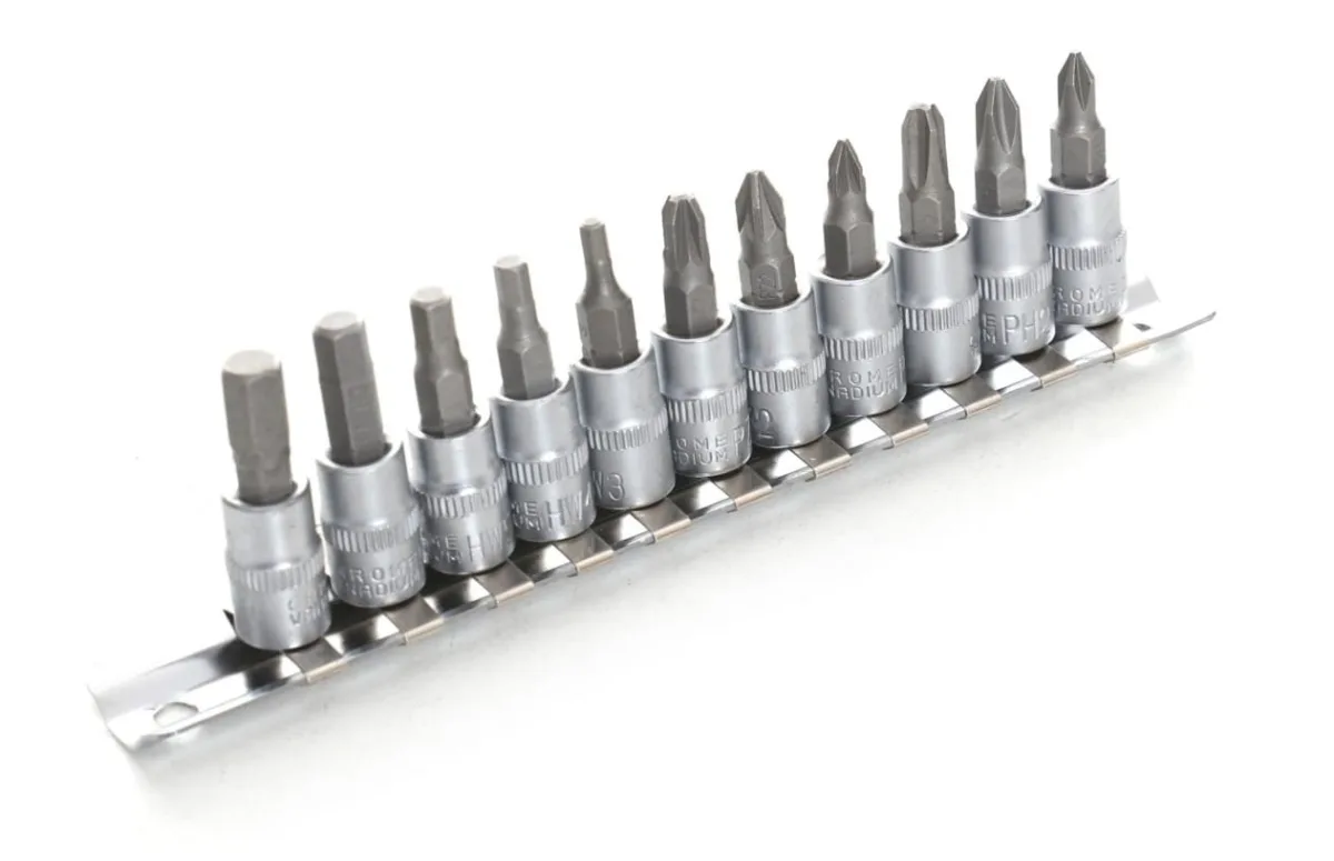 1/4″ antgalių rinkinys 11 vnt. KD10240