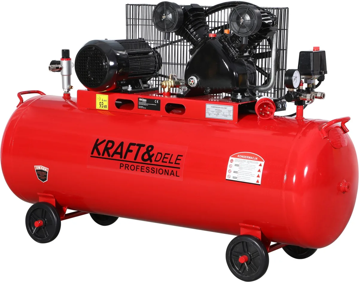 Stūmoklinis/diržinis oro kompresorius 200L 3,8kW KD1473