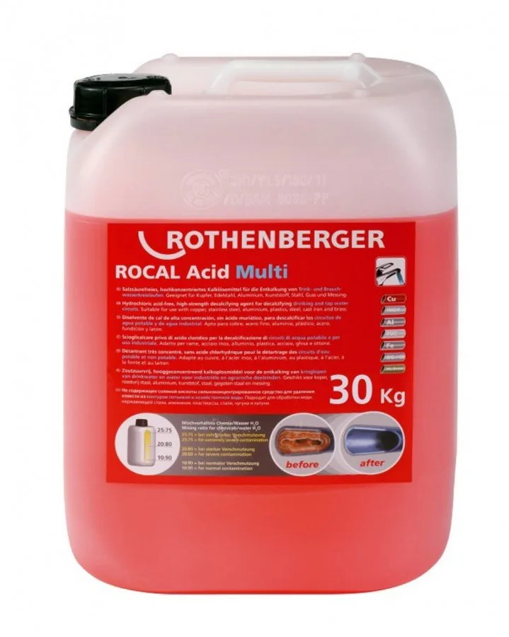 Vamzdžių nukalkinimo koncentratas ROCAL Acid Multi , Rothenberger