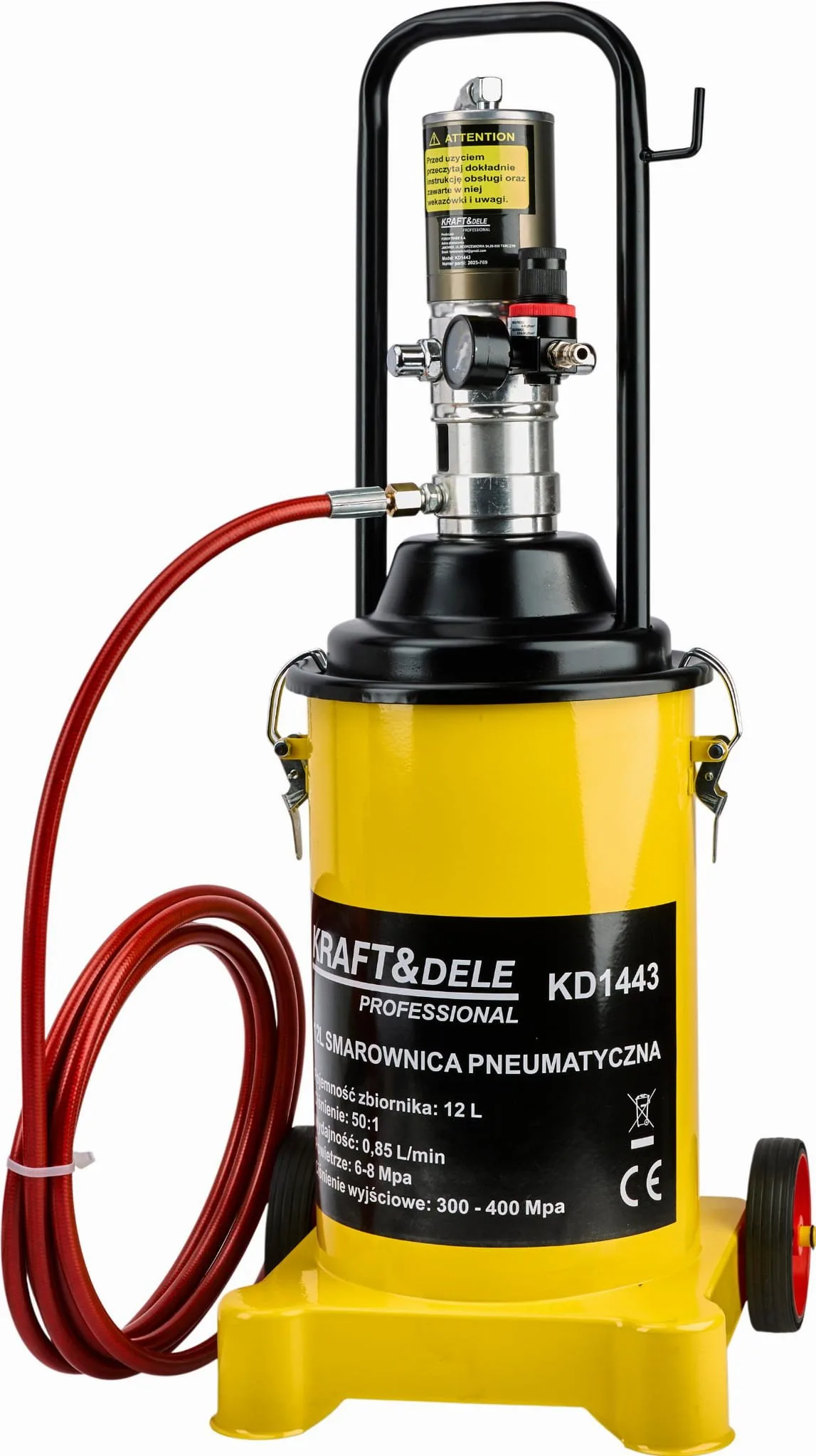 Bakelis pneumatinis konsistenciniam tepalui 12l KD1443