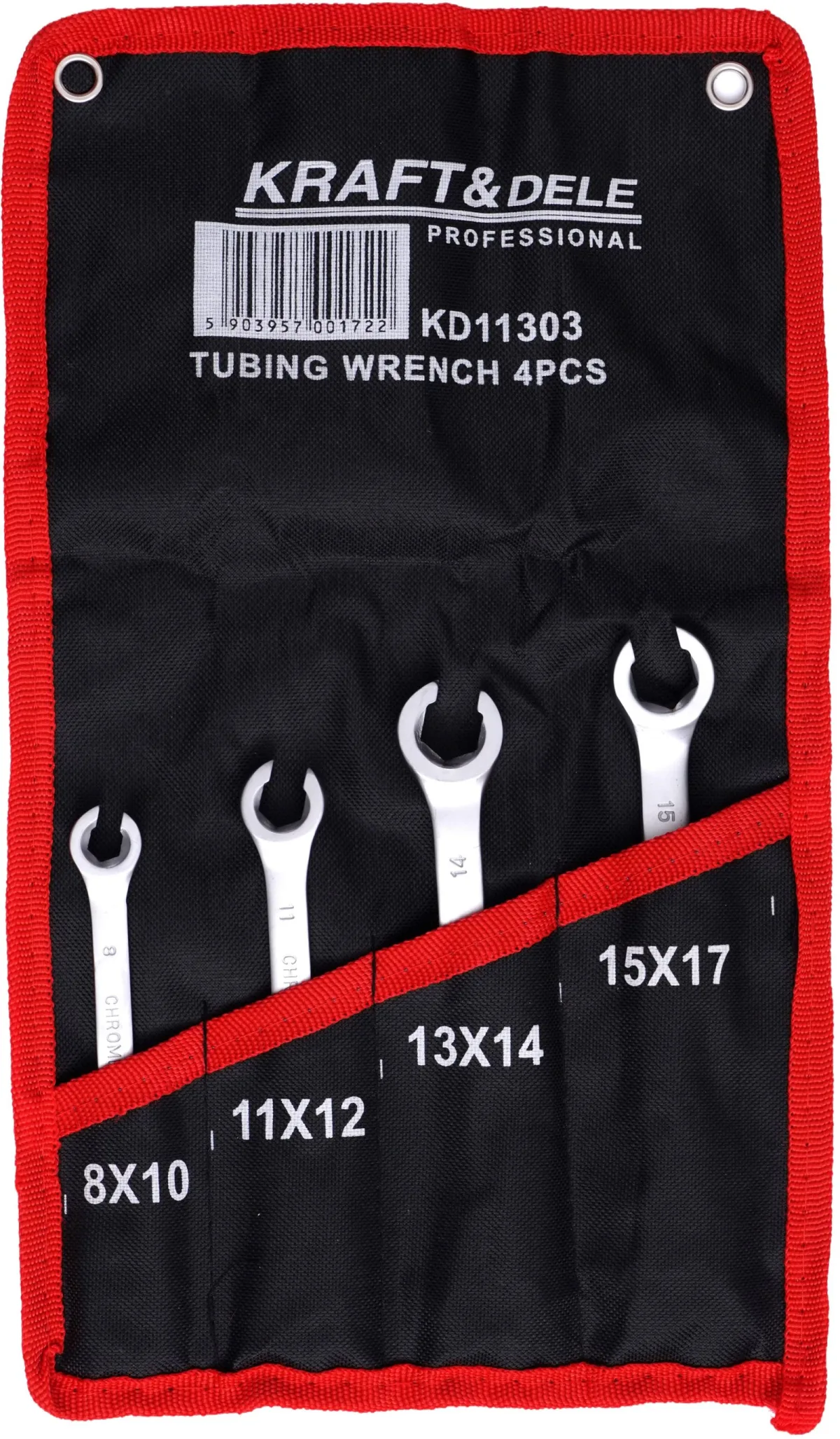 Pusiau atvirų veržliarakčių rinkinys stabdžių vamzdeliams KD11303
