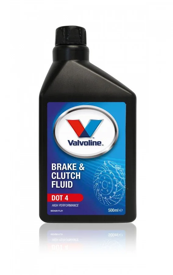 Skystis stabdžiams Brake & Clutch Fluid DOT 4 500 ml 500ml, Valvoline