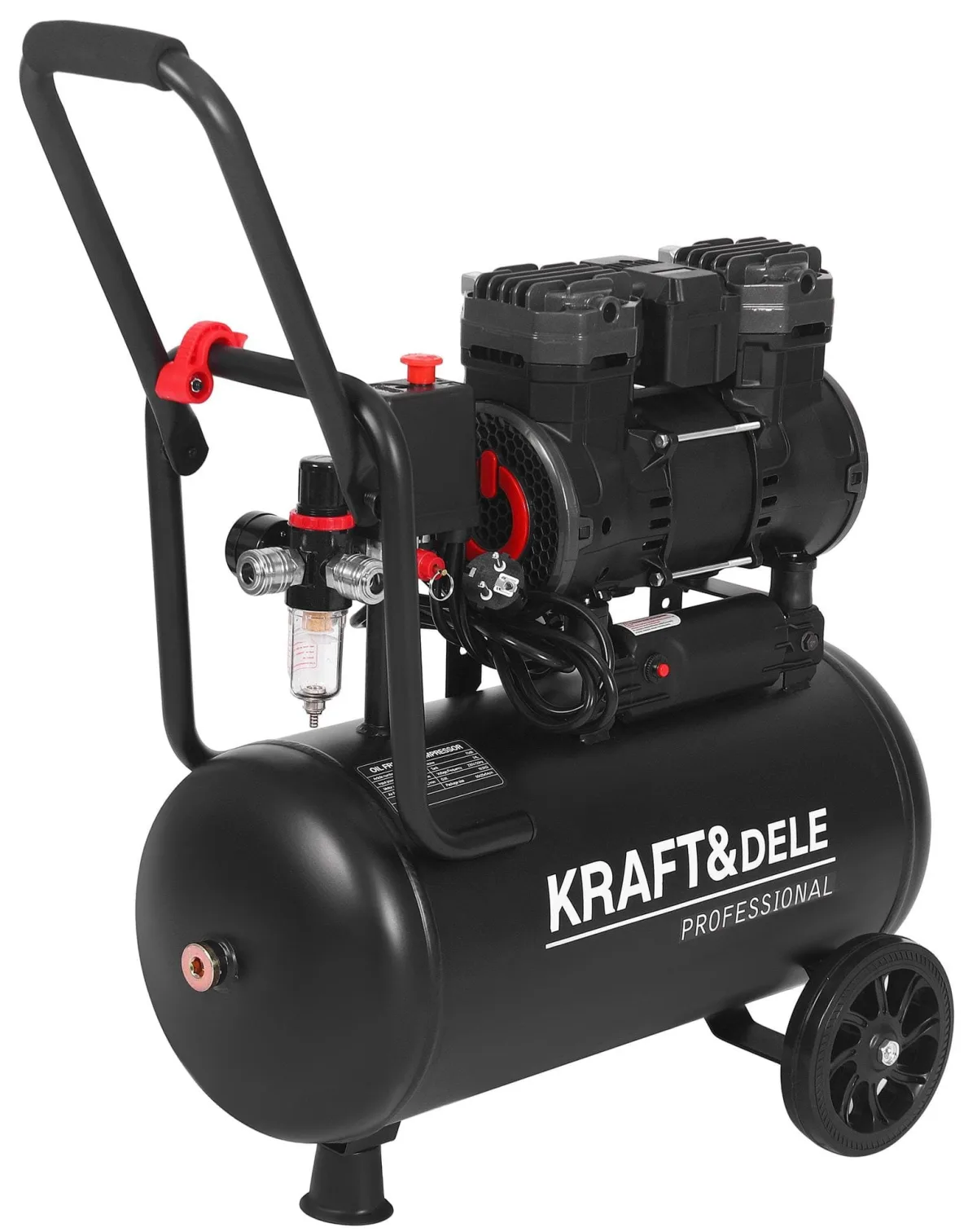 Betepalinis (be alyvos) kompresorius 24L 1450W KD4081