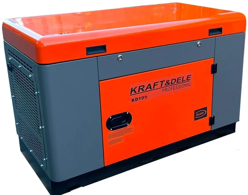 Vienfazis dyzelinis elektros generatorius 18/19 kW Kraftdele KD199