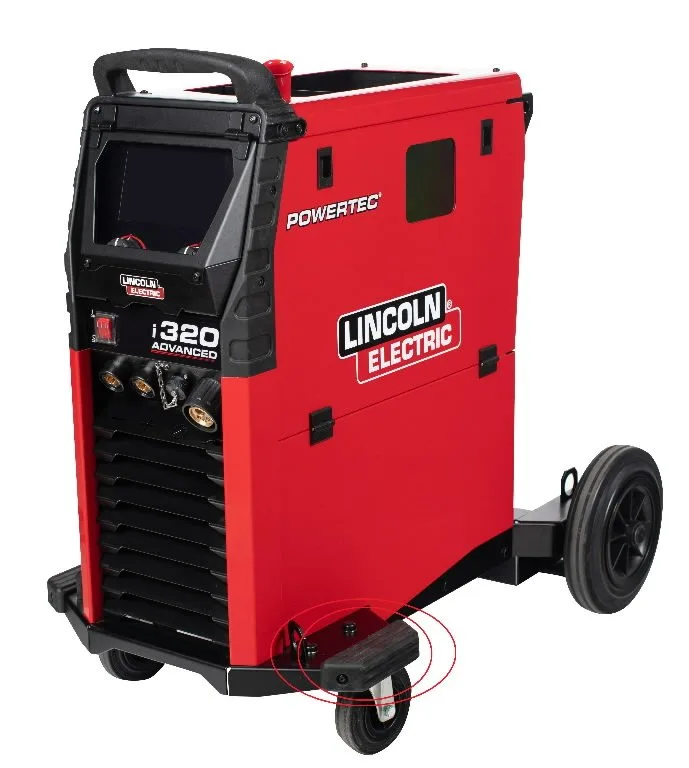 Guminiai bamperiai 2vnt. Powertec i250C/i320C I kartos, Lincoln Electric