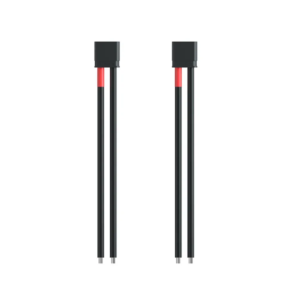 Flywoo Black XT30U Male Pigtail 18awg (2vnt)