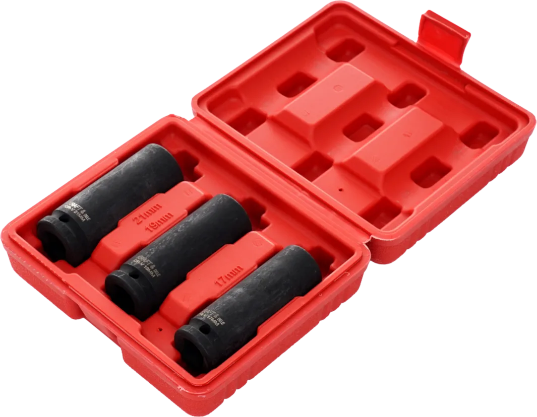 Smūginės galvutės 3 vnt. 1/2", ilgis 78 mm, KD11750