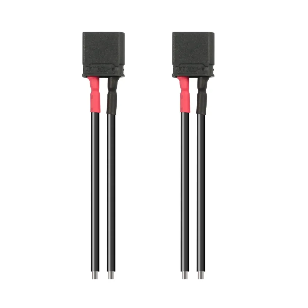 Flywoo Black XT30U Male Pigtail 20awg (2vnt)