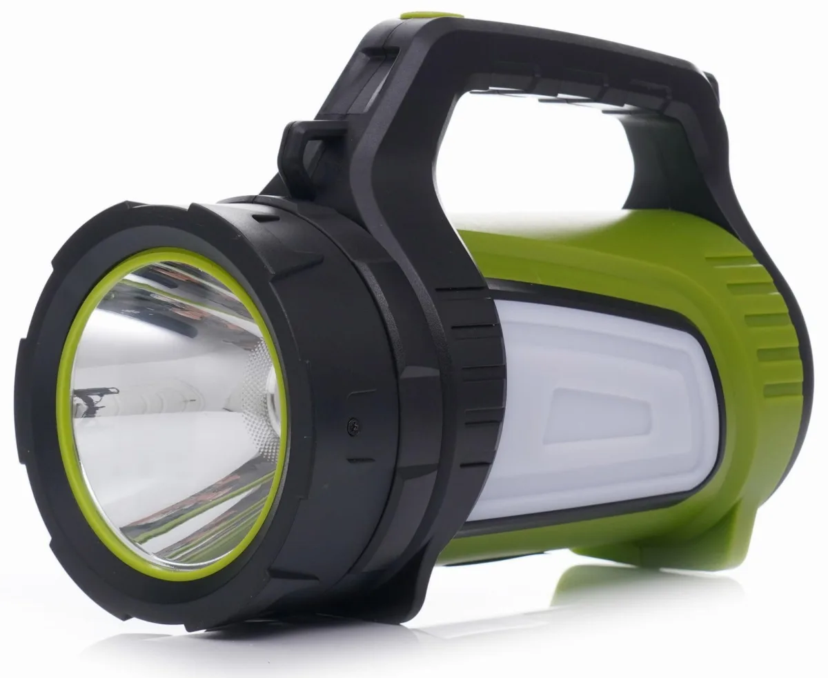 Prožektorius 3,7V įkraunamas LED su šoniniais žibintais KD1243
