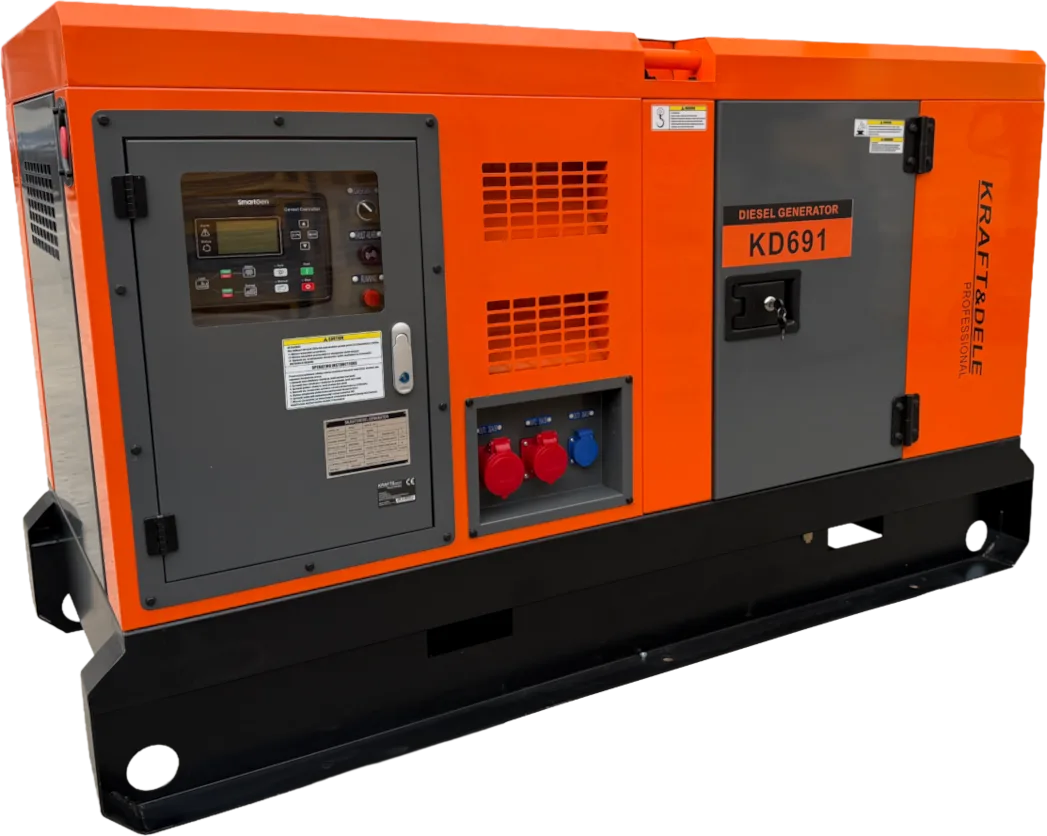 Dyzelinis trifazis elektros generatorius 30kW/32kW, 220V/380V Kraftdele KD691